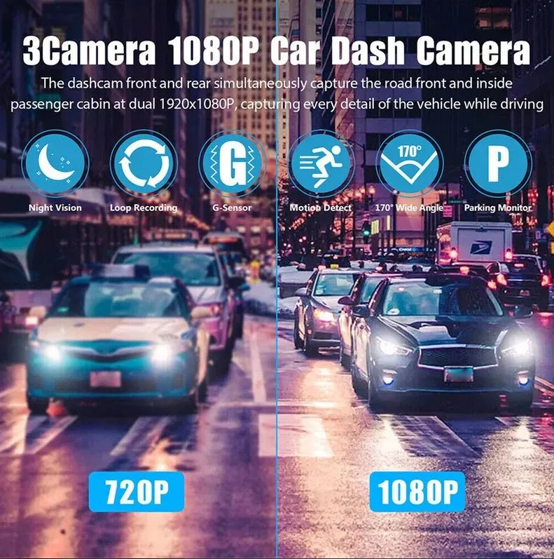 📸 DASH CAM 1080P CON VISIÓN NOCTURNA | SEGURIDAD Y CLARIDAD EN CADA VIAJE 🚗