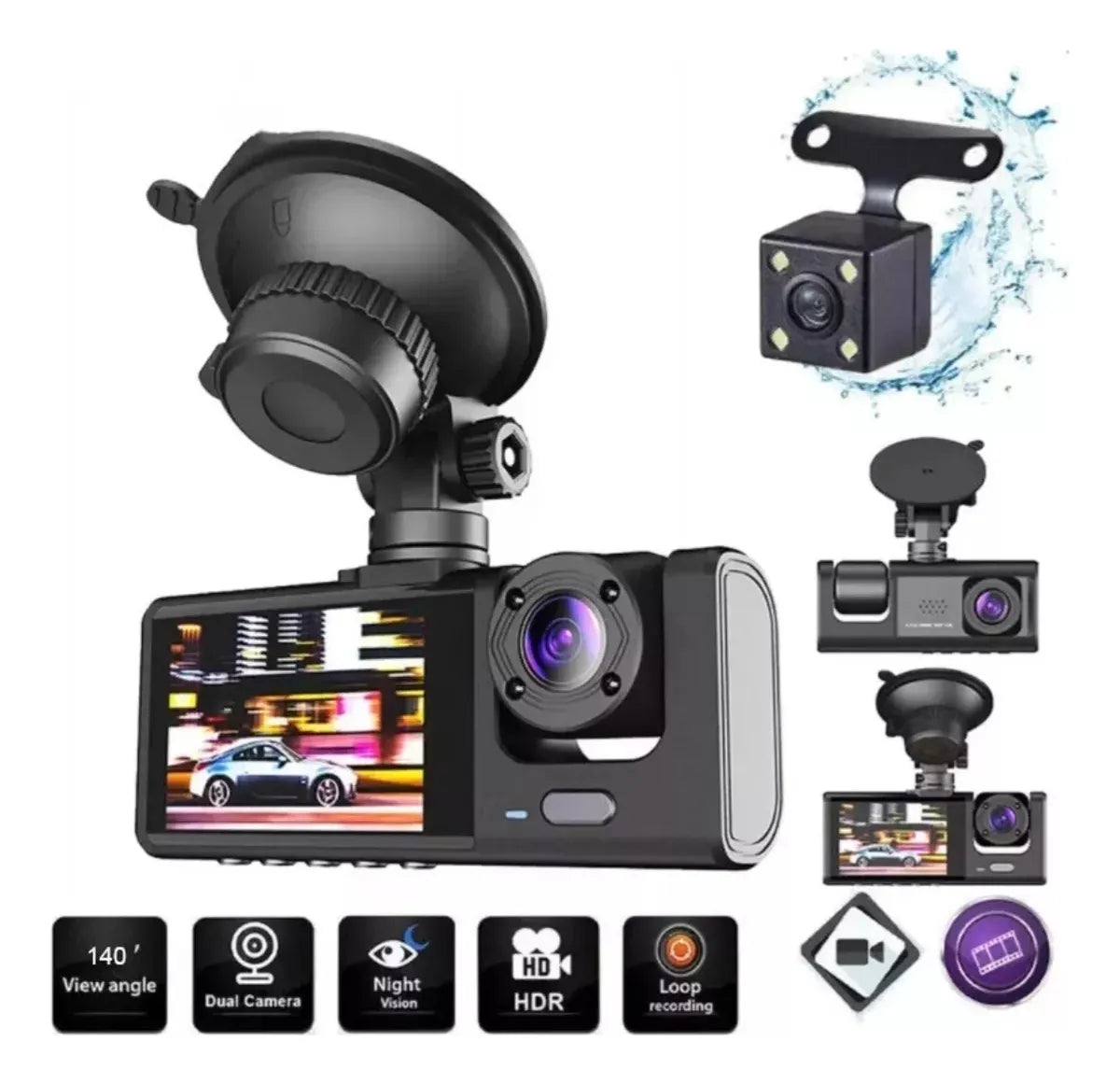 📸 DASH CAM 1080P CON VISIÓN NOCTURNA | SEGURIDAD Y CLARIDAD EN CADA VIAJE 🚗